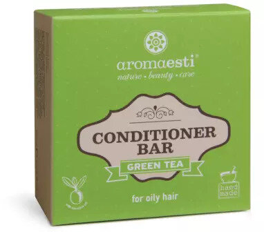 Aromaesti Conditioner Bar Groene Thee bij vet haar 